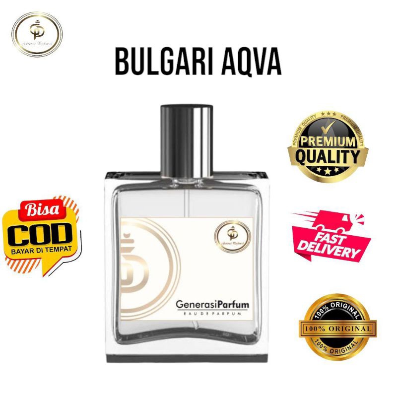 Generasi parfum | inspired Bulgari Aqua Parfum pria tahan lama 24 jam