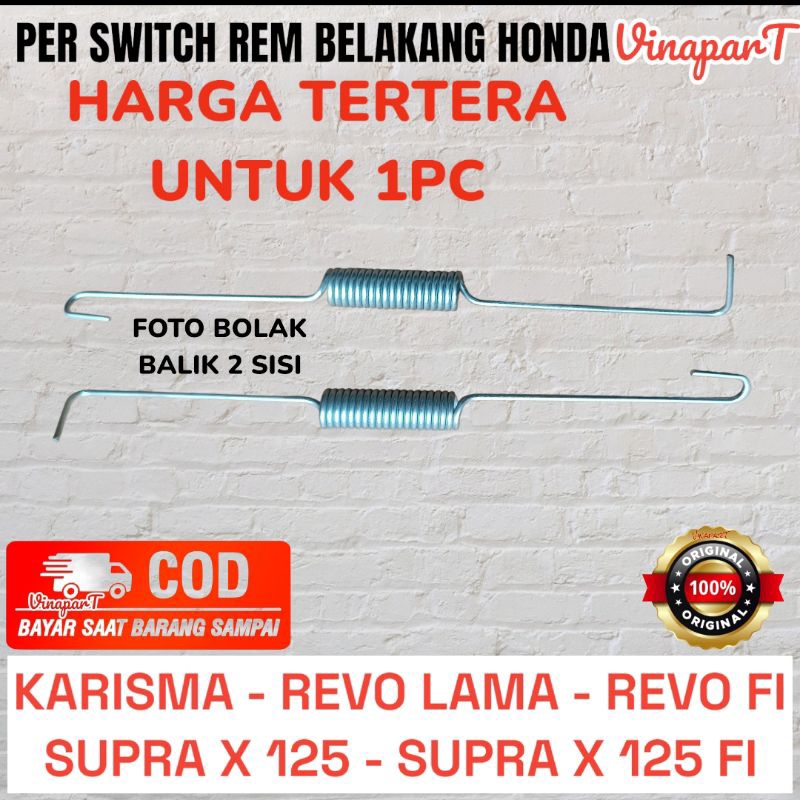per switch rem belakang honda karisma revo lama supra x 125 fi original