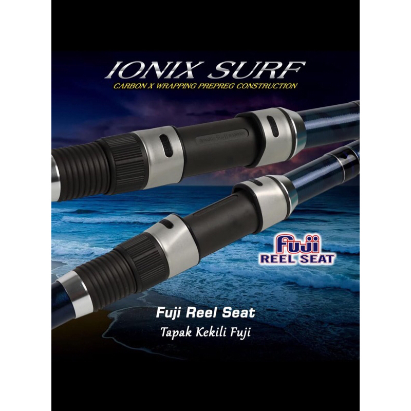 Joran Banax Rod Ionix Surf 420 Sambung 3 Fuji Real Seat