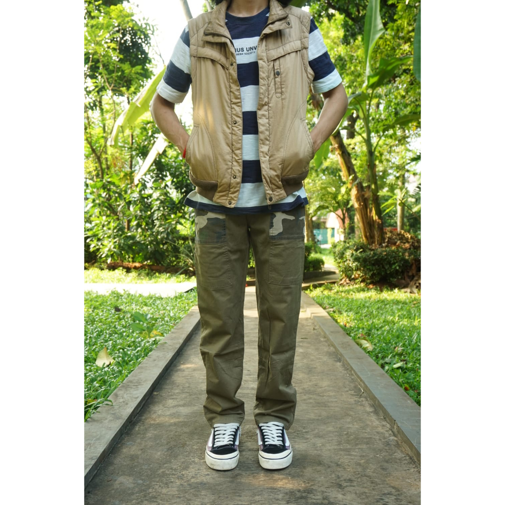 Carpenter pants hijau olive ZARA original