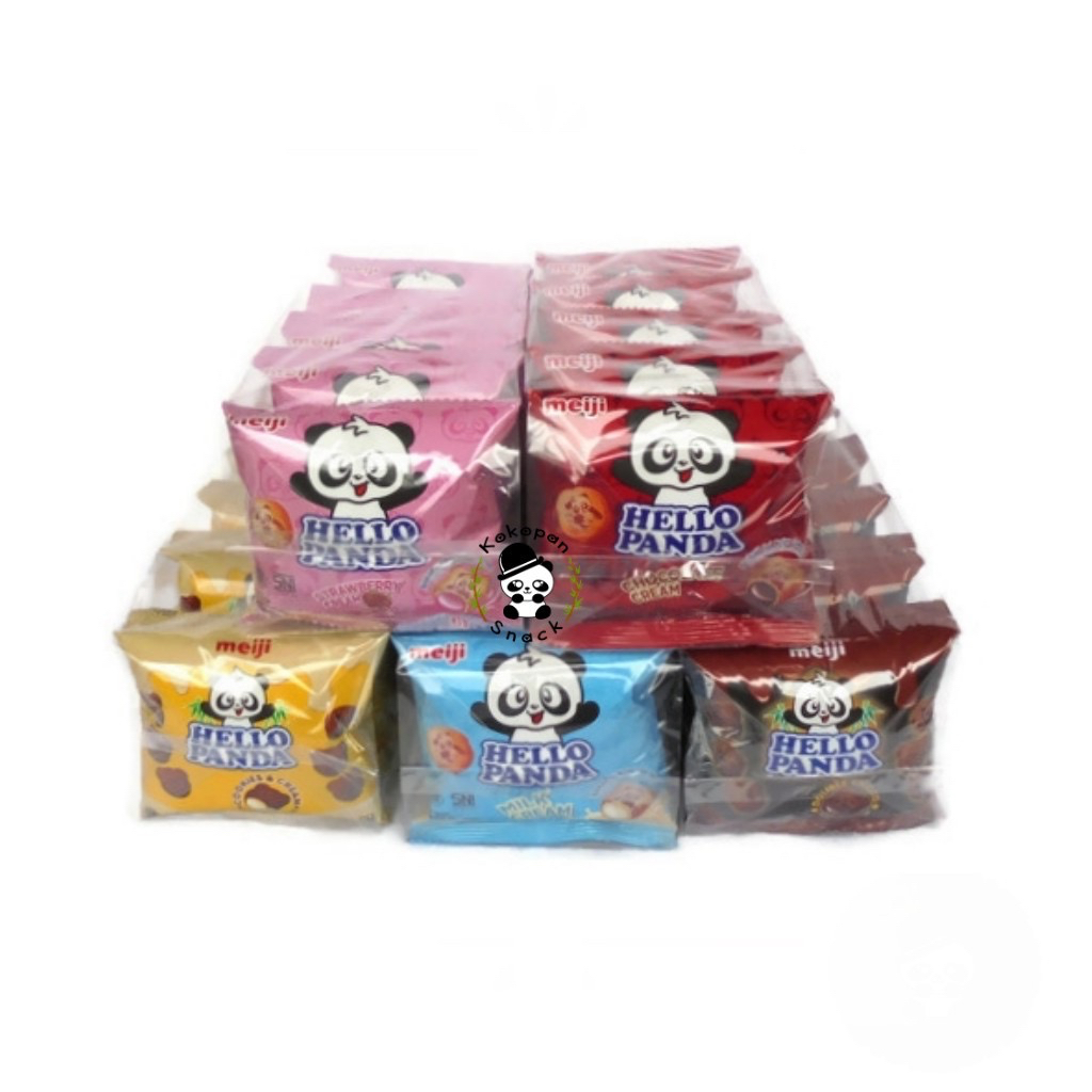 

Hello panda meiji 1 renceng isi 10 pcs @ 10 gram