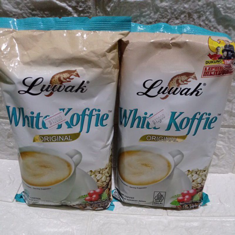 

luwak white coffe original renceng isi 10