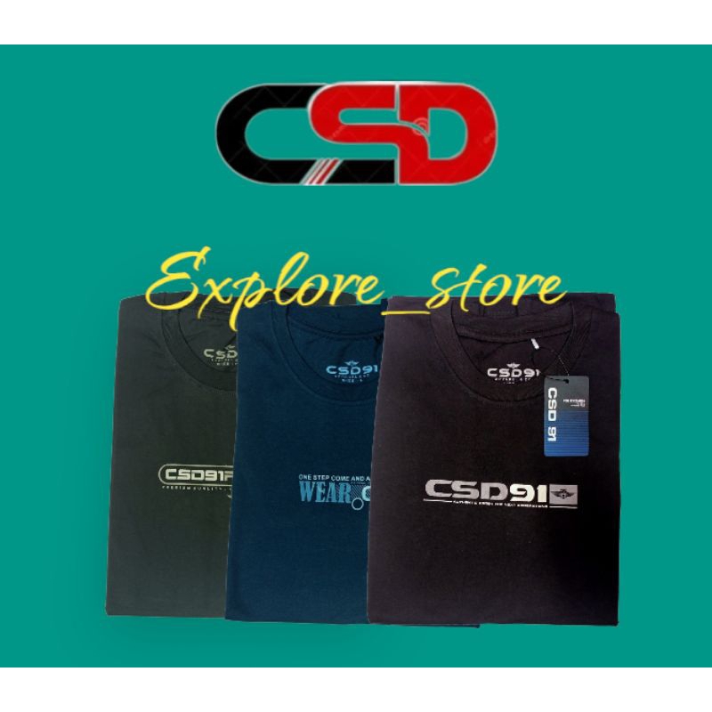 PAKET MURAH 3pcs dan 2pcs kaos CSD 91 | Paket 3pcs dan 2pcs kaos pria CSD 91 | Kaos pria CSD 91 | Ka