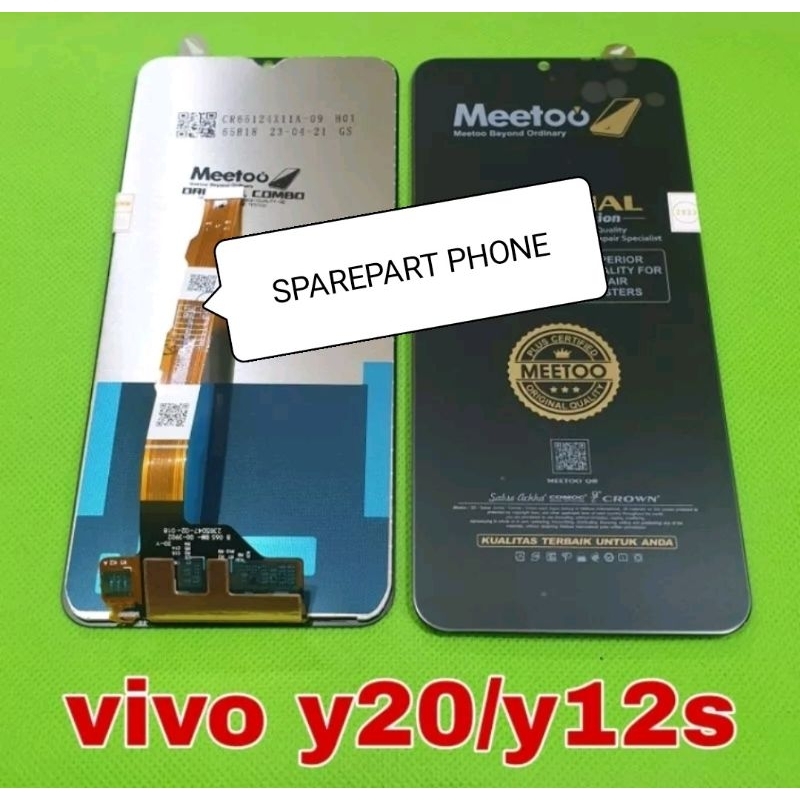 Original Lcd Touchscreen Fullset Vivo Y20 Y12S | Lcd Fullset Taskrin + Layar Sentuh Vivo Y 20 Y 12S 