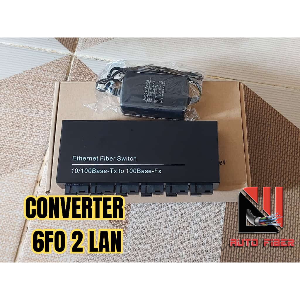 Media Converter 6FO 2LAN