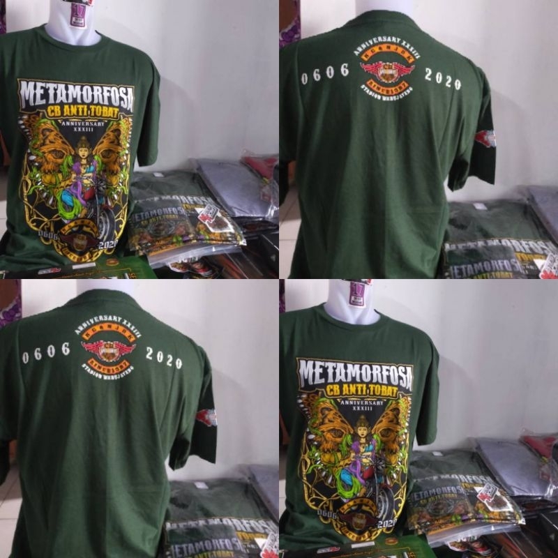 (COD) T-SHIRT KAOS METAMORFOSA CB ANTI TOBAT ORIGINAL
