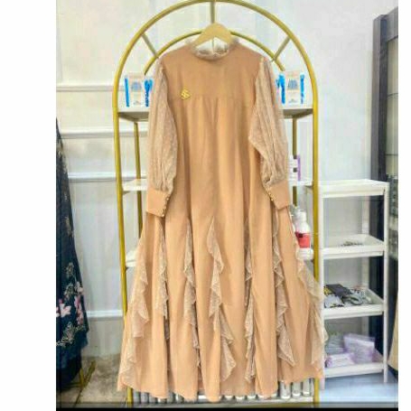 dress kombinasi tile shellasaukia