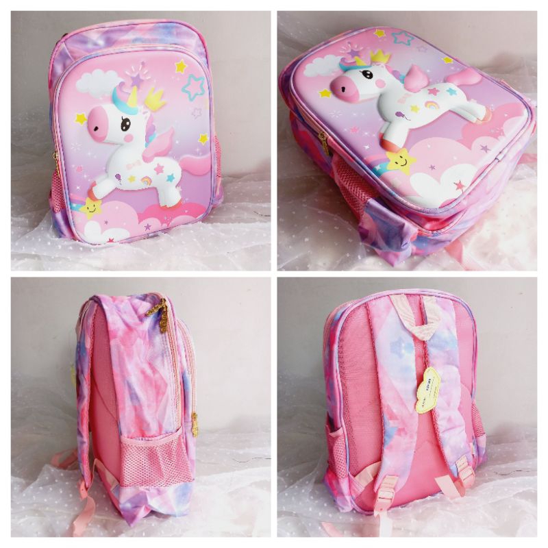 [ RANSEL SD UNICORN HSD ] Ransel anak SD Unicorn lucu toko tas import Balikpapan Grosir tas anak mur