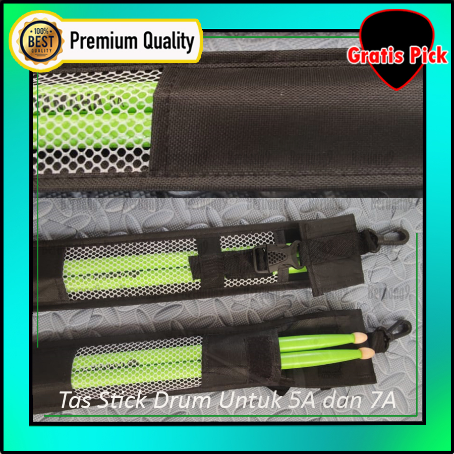Tas Stick Drum Sarung Stik Drum Pouch Stick Drum Single Pouch Tebal