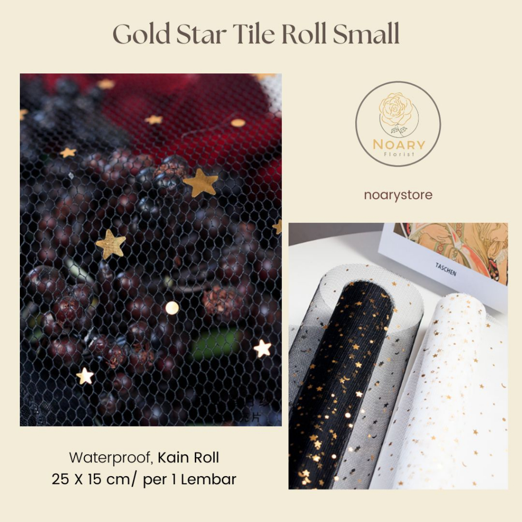 

GOLD STAR TILE SMALL 25x15CM / Buket