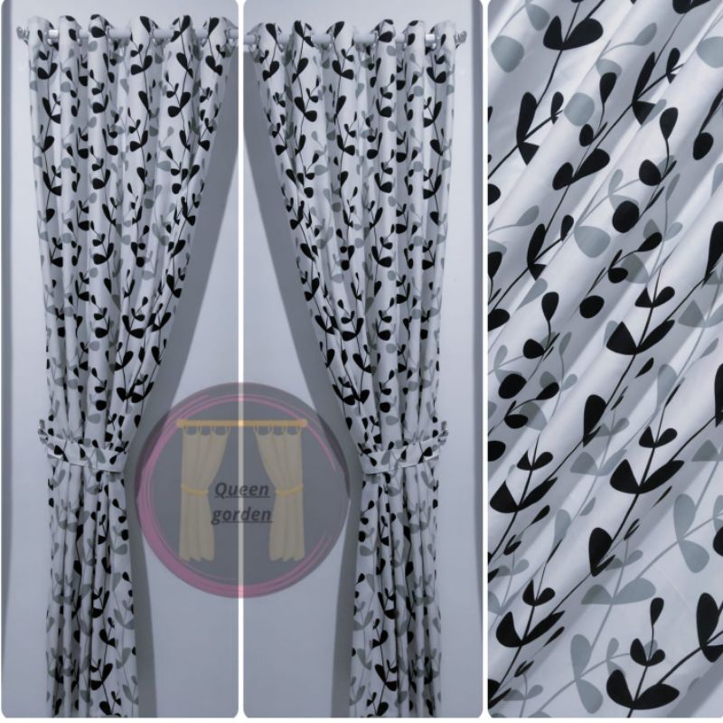 Gorden smokring jendela minimalis/gorden jendela pintu