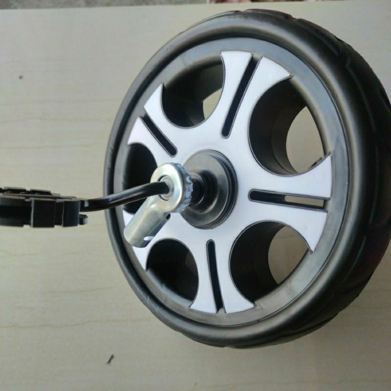 ban depan set sepeda anak roda tiga tricycle Aviator exotic Genio Atlantis HITAM PUTIH