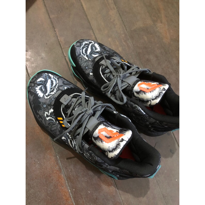 Sepatu Adidas dame 7 gca fx7446 basket preloved