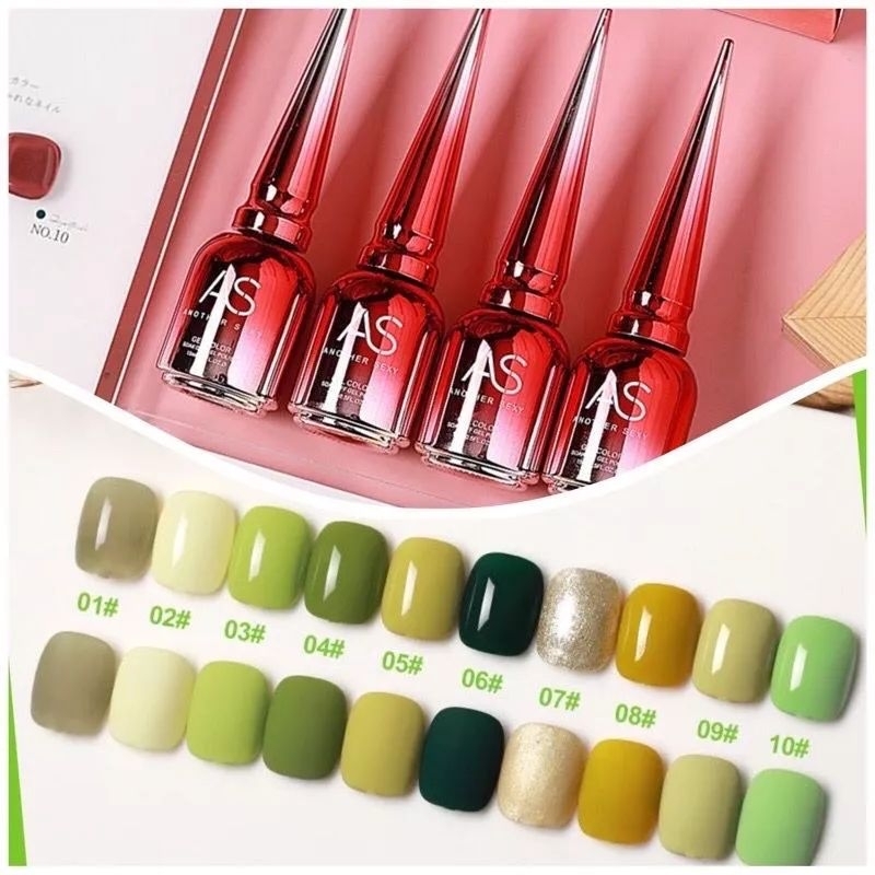 1set (NYQ)AS nail gel polish kutek gel isi 10pcs kutek gel
