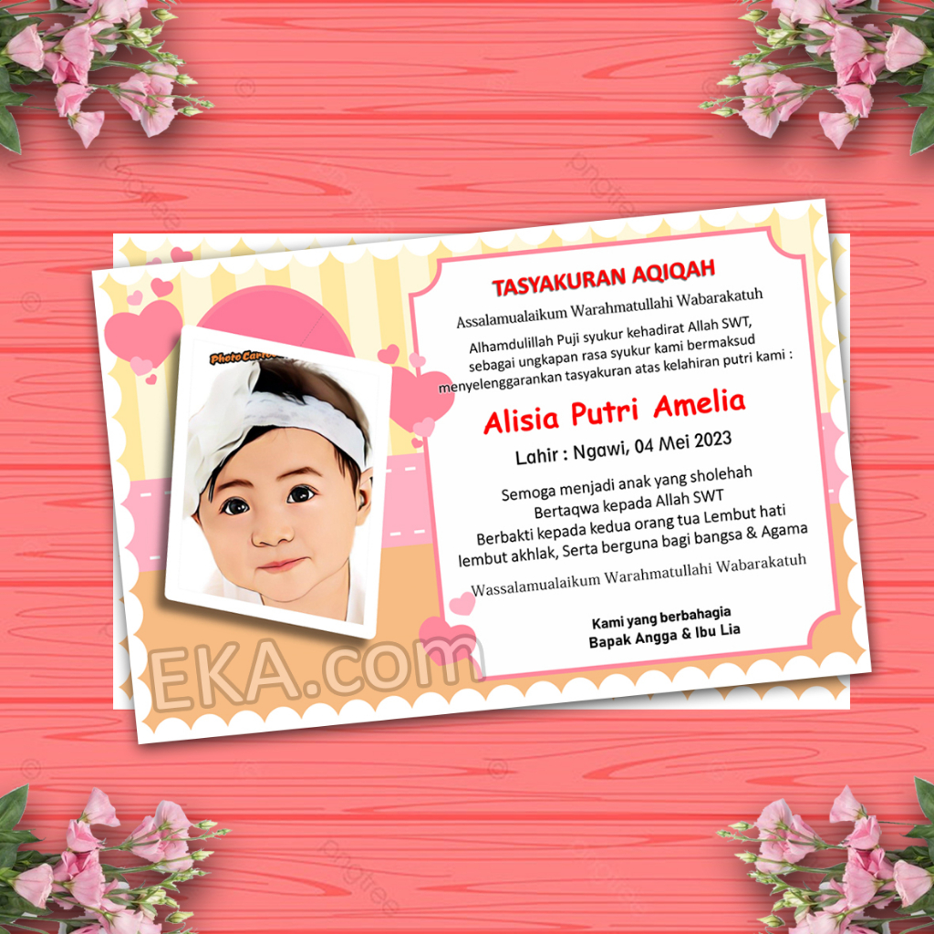 Ucapan Tasyakuran Aqiqah