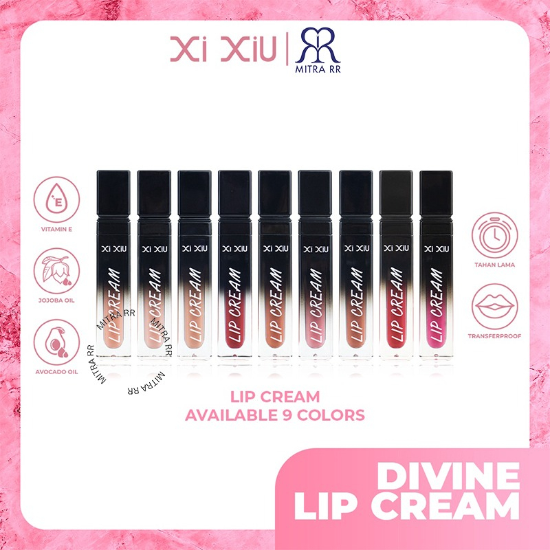 Xi Xiu Divine Lip Cream Light Pigmented Matte | Lip Cream Mtte Finish Dan Tahan Lama