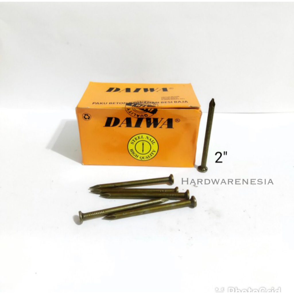 DAIWA Paku Beton Kuning 2 inch inci 5 cm isi 100 PER BOX
