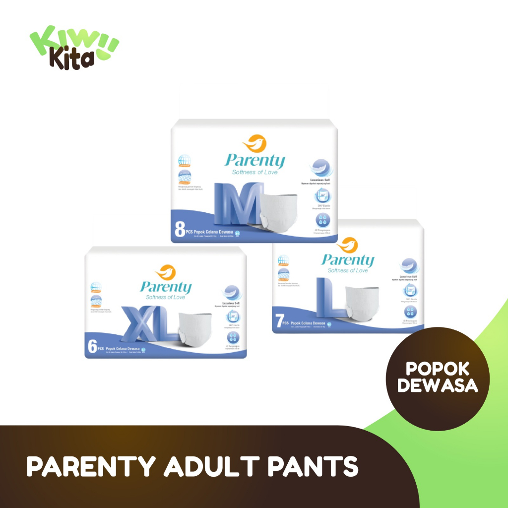 Parenty Adult Diapers | Parenty Popok Dewasa | Type Celana