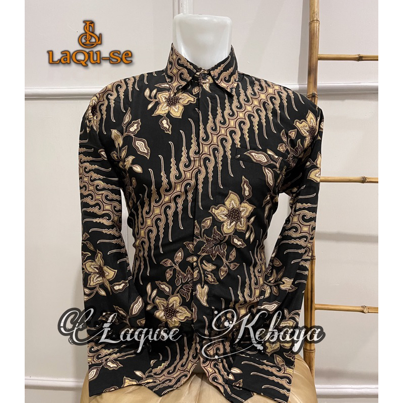 Kemeja Batik Pria Lengan Panjang Kemeja Pesta Pria Batik Kondangan Pria By Laquse Kebaya