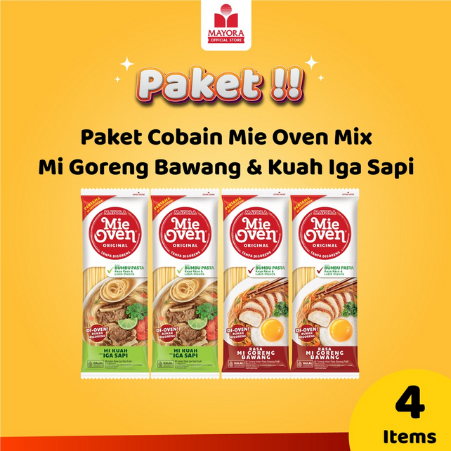 

Mie Oven Mi Instan Mix 4 pcs