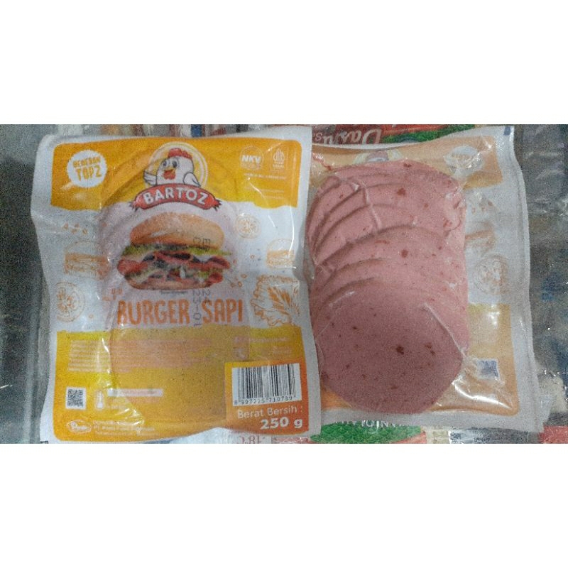 

Bartos Daging Burger Sapi isi 10 pcs