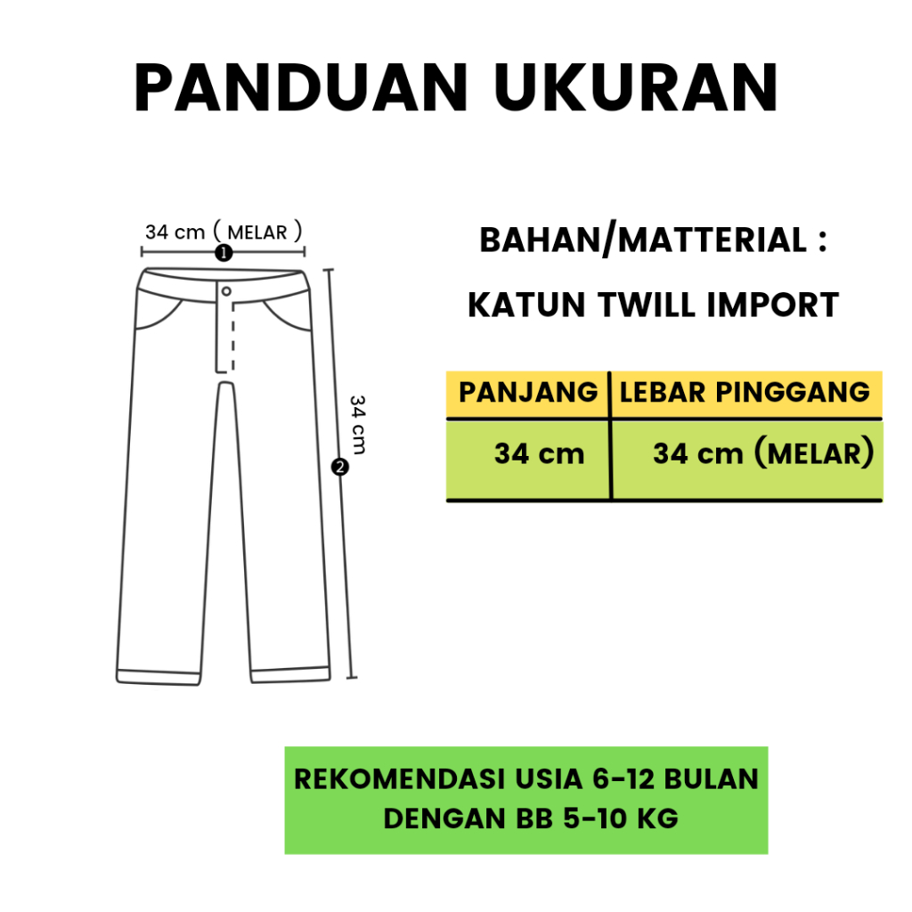 JogerCino Celana Joger Cargo Panjang Anak Bayi Laki Laki 0-9 Bulan &amp; 1-2 Tahun Model Terbaru Katun Twill Combet Strech