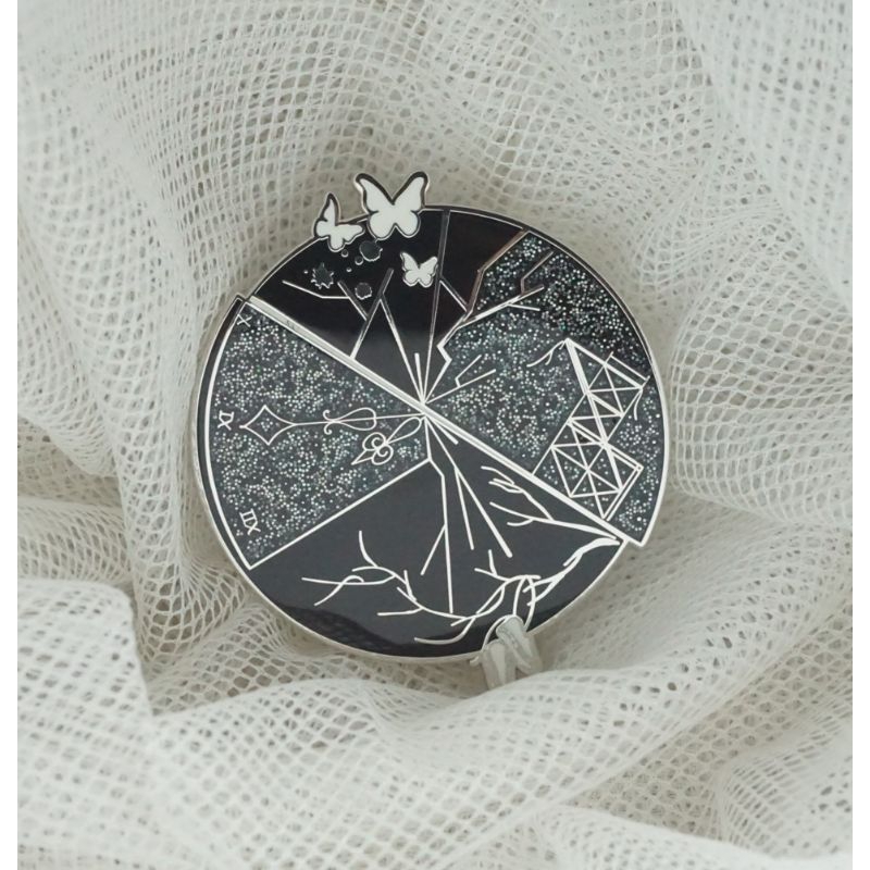 BTS ENAMEL PIN [WINGS:REVERSE]