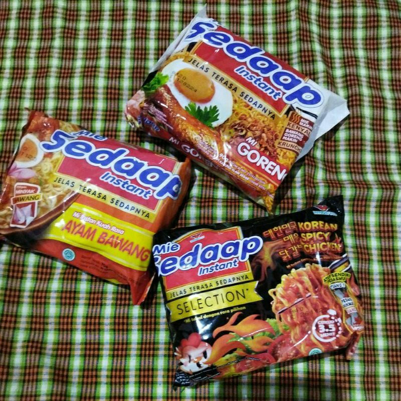 

mie sedap kuah dn goreng