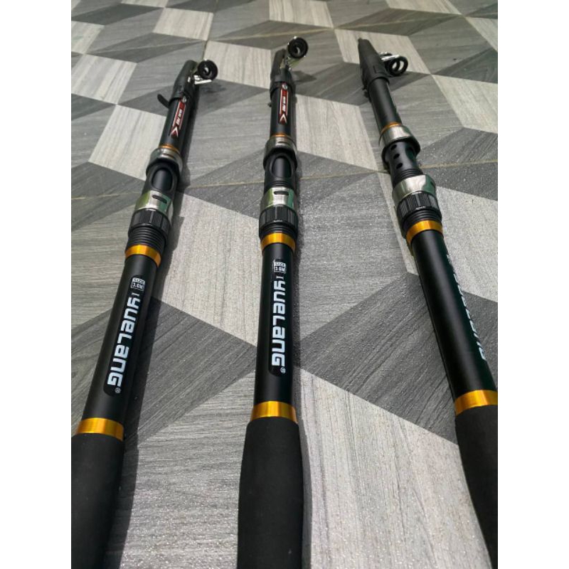Yeulang Joran Pancing Laut  Kuat Import Antena Telescopic 360 CM