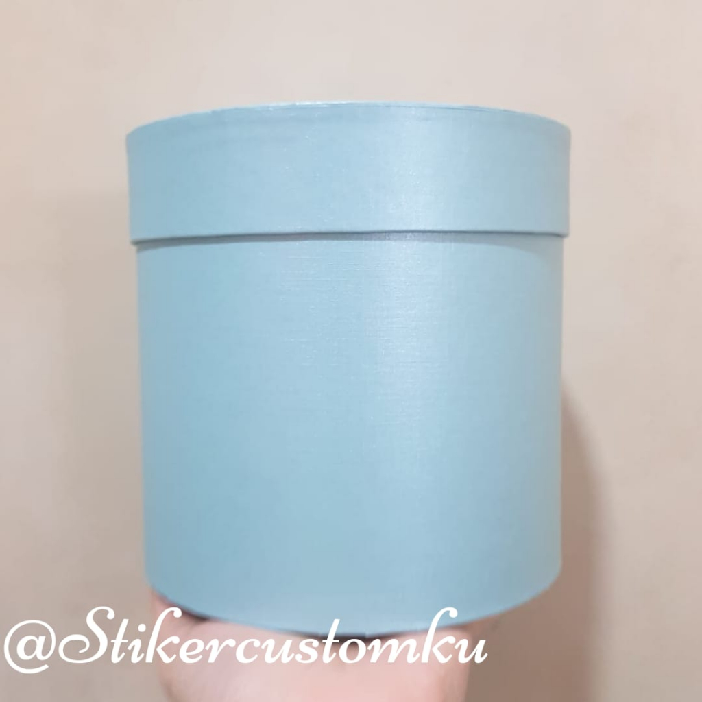 

Kotak Bulat Bloom Box Flower Box Ukuran 15x15cm berbagai Warna