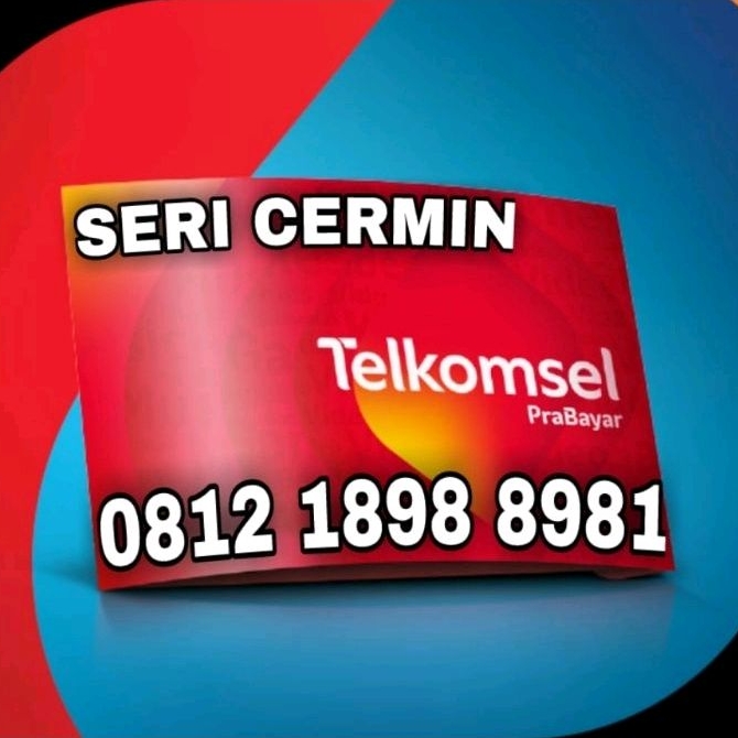 Nomor Cantik Simpati Cermin Angka Besar 081218988981 Kartu Perdana Telkomsel Nomer Rapih Langka 0812