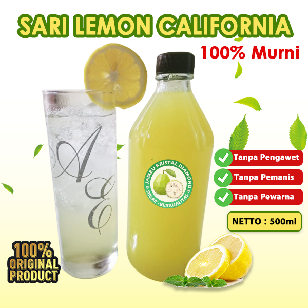 

Sari Lemon / Air Lemon Murni / Pure Lemon Juice Lemon California