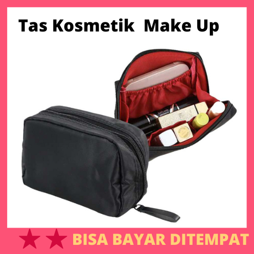 Tas Kosmetik Alat Make Up Portable Pouch Korean Style / Tas Kecantikan Kosmetik Kotak Tempat Make Up