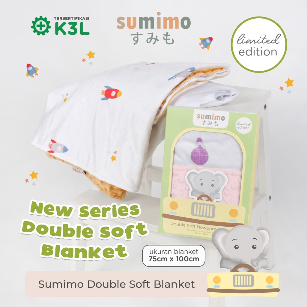 Sumimo Double Soft Newborn Blanket - Selimut Anak Bayi