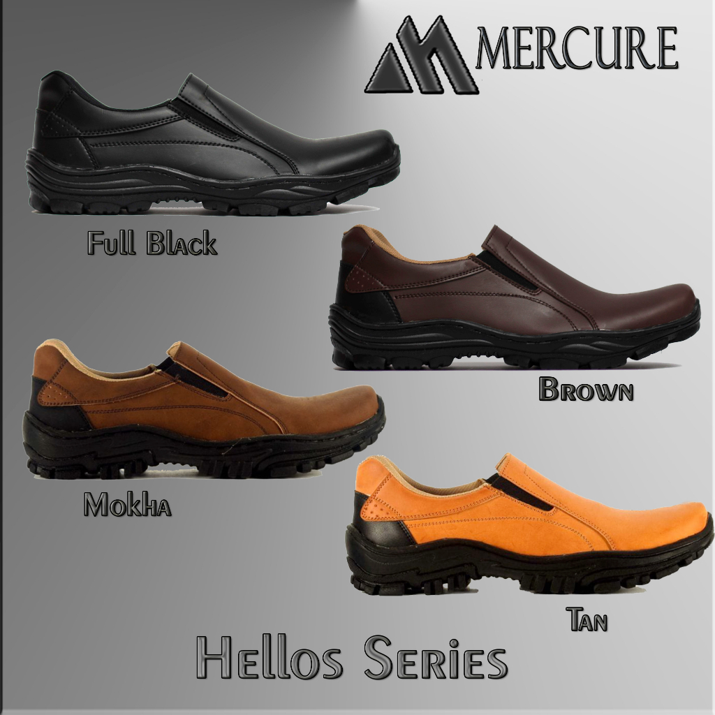 Sepatu Kerja Jumbo Big Size 39 - 52 Mercure Hellos || Sepatu Outdoor Tracking Ukuran 44 45 46 47 48 