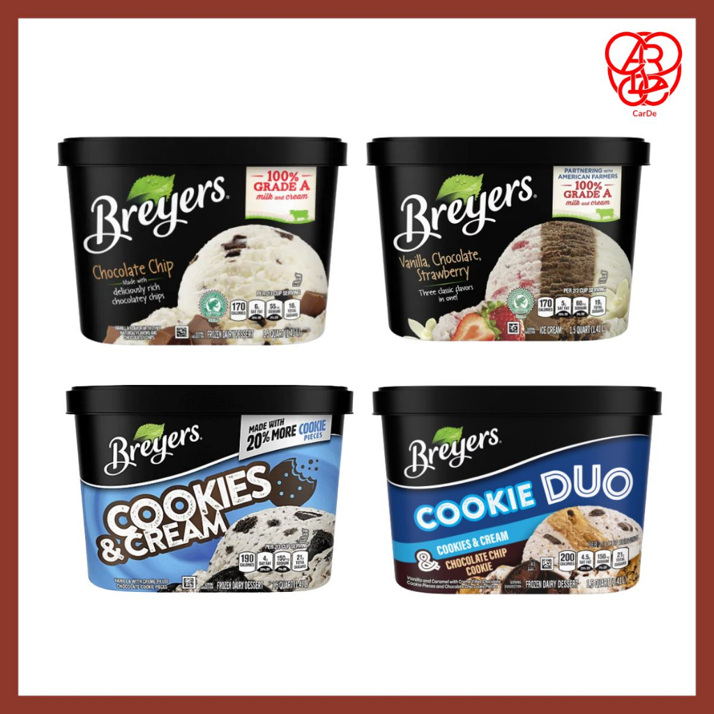 

Breyers Frozen Dairy Dessert Ice Cream Import Aneka Rasa 1 Tube