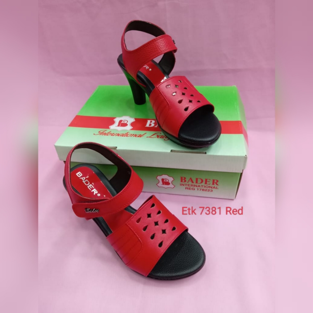 ws sandal bader/sandal kulit/sandal pesta/sandal hak tinggi/etk 7381