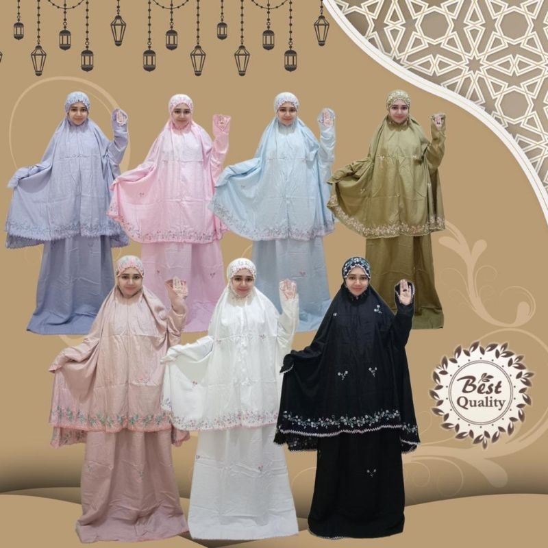 MUKENA MAHIRA/Mukena setelan berlengan