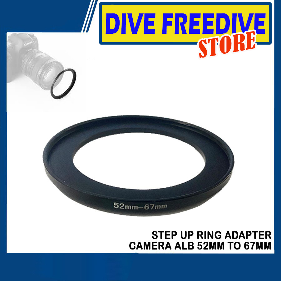 Step Up Ring ALB Adapter Lens 52mm to 67mm Accessories Lensa Camera Underwater Diving XAdventurer Aksesoris Kamera Selam Dive