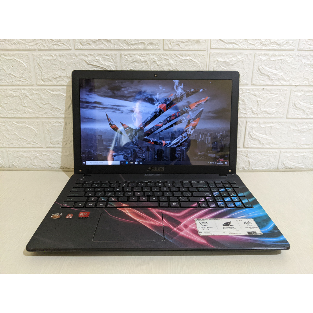 Asus Baby ROG X550IU AMD FX Gen 7 VGA RX460 RAM 8GB SSD 512GB Laptop Second Gaming Desain Murah Gen7
