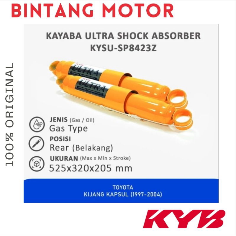 Shock Belakang Kijang Kapsul Kayaba Ultra KYSU-SP8423Z