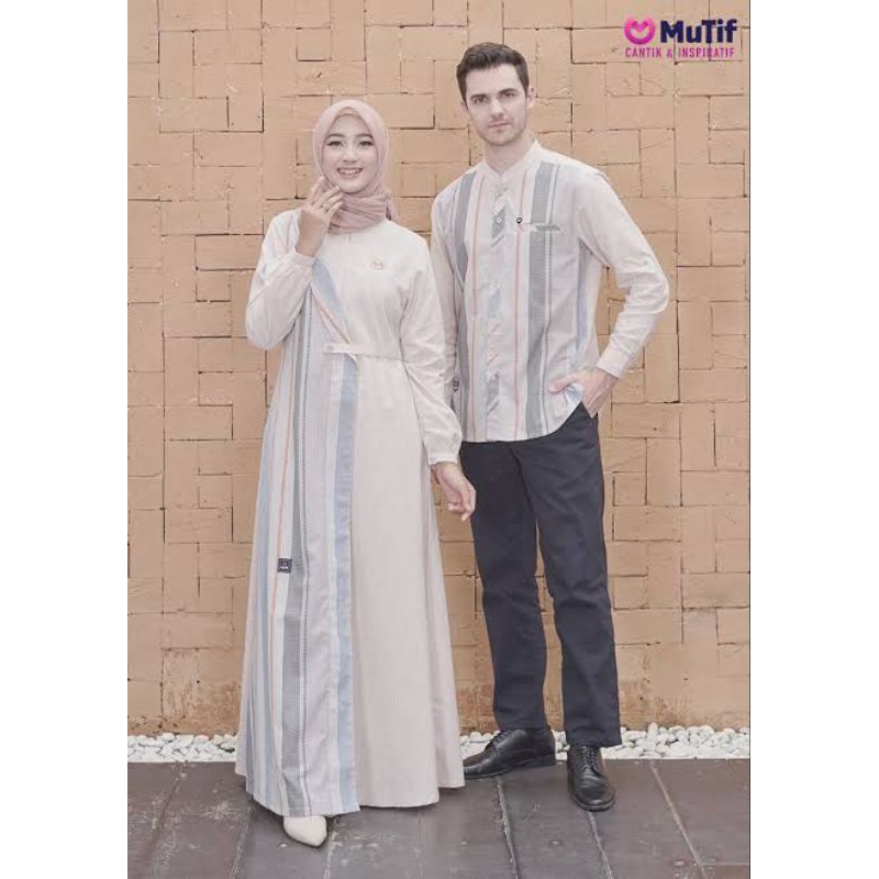COUPLE MUTIF RAHMANIA MAHENDRA - GAMIS MUTIF TERBARU 2023