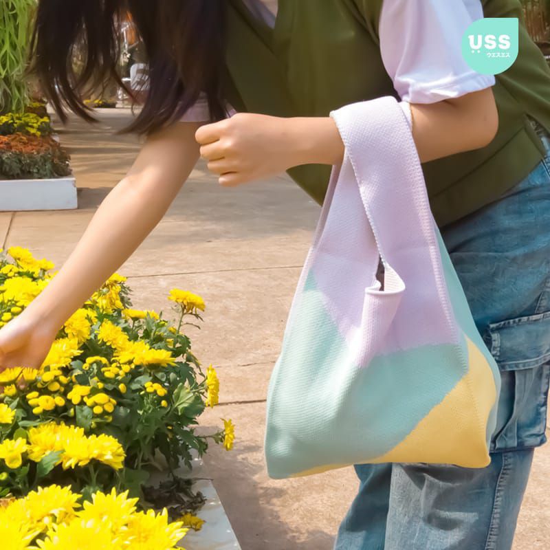 Usupso Tas / Totebag Rajut Pastel