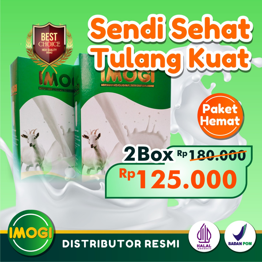 

SUSU KAMBING EATWA BUBUK | SUSU KAMBING IMOGI PAKET 2 BOX