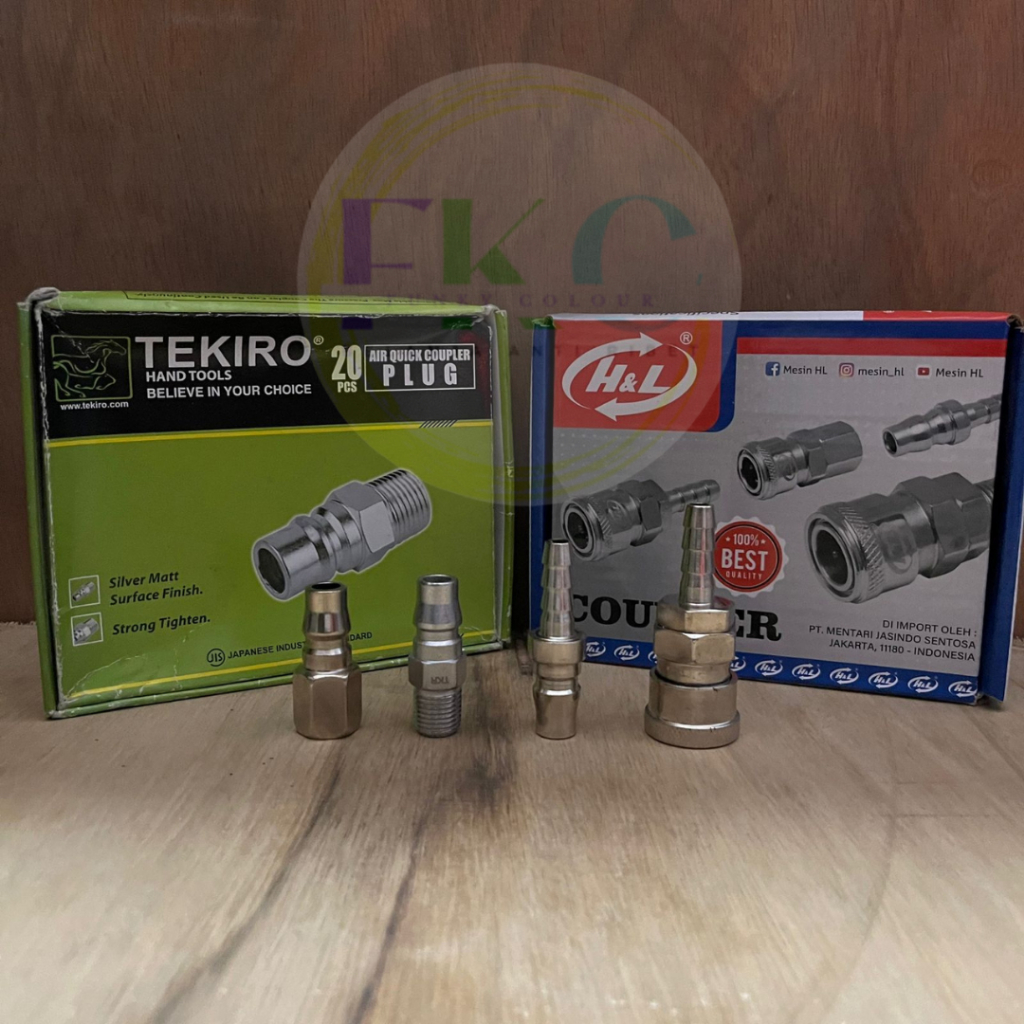 [FCS.MDN] Nepel Spraygun/ Coupler Angin/ Coupling Kompresor Otomatis - Sambungan/Penghubung Selang K