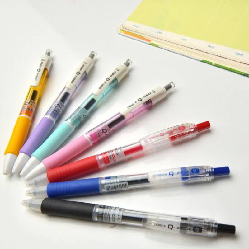

Tinta Pulpen/Refill Pen / Gel Pen / Refill Gel Pen Dong-A Q-KNOCK / TInta Pen Korea