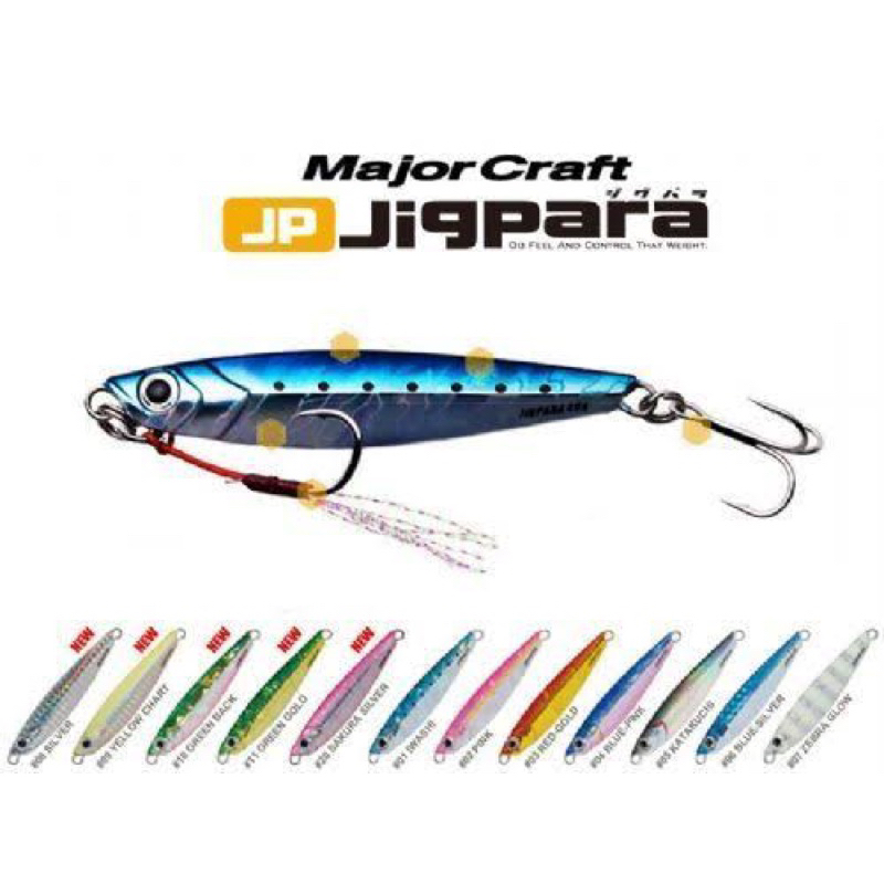 PUL UMPAN MAJOR CRAFT JIGPARA MICRO JIG SLIM 7G, 10G