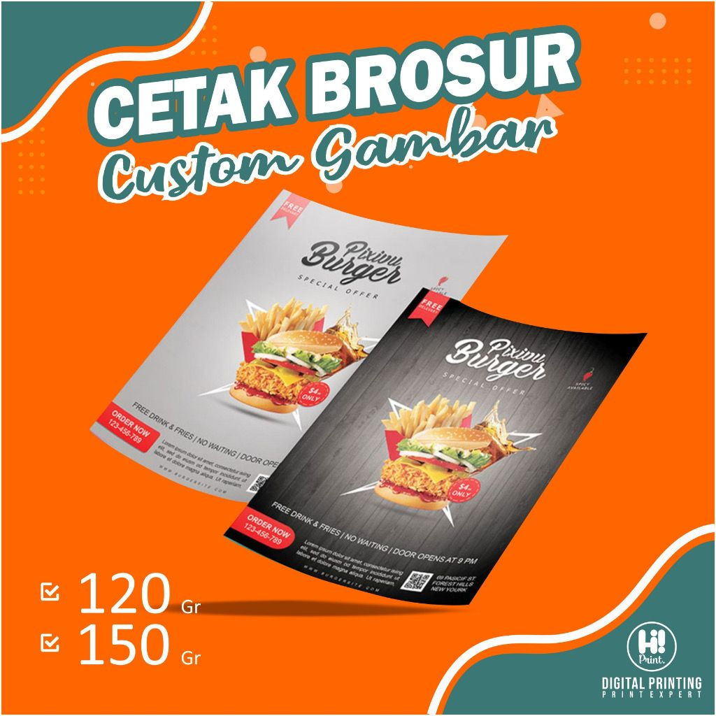 Cetak Brosur Custom Order
