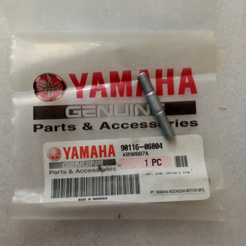 bolt stud baut tanam knalpot jupiter z burhan robot 90116-06804 asli original Yamaha YGP
