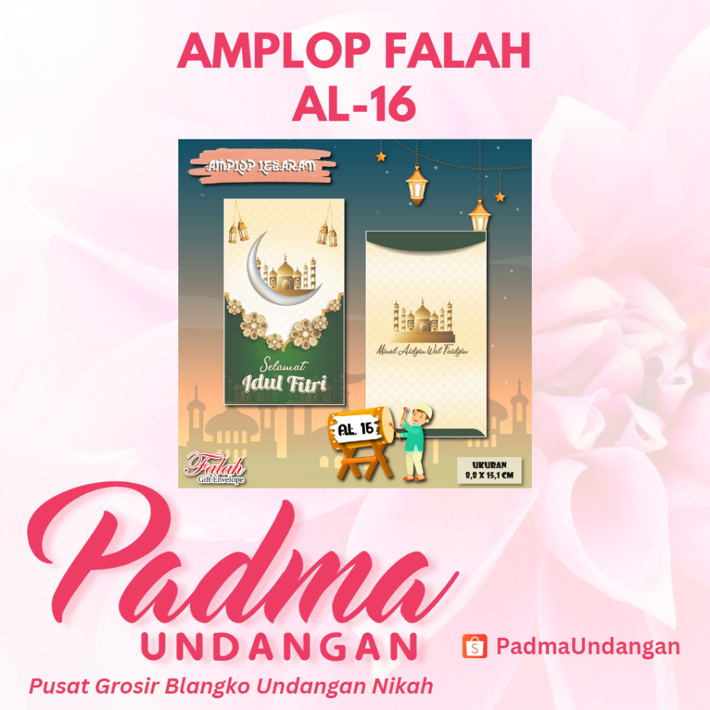 

Amplop Falah AL-16 | PadmaUndangan